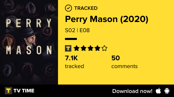 withunnichan's tweet photo. I've just watched episode S02 | E08 of Perry Mason (2020)! #perrymason  https://t.co/HZdxxFxL14 #tvtime https://t.co/yeU70T1zFh