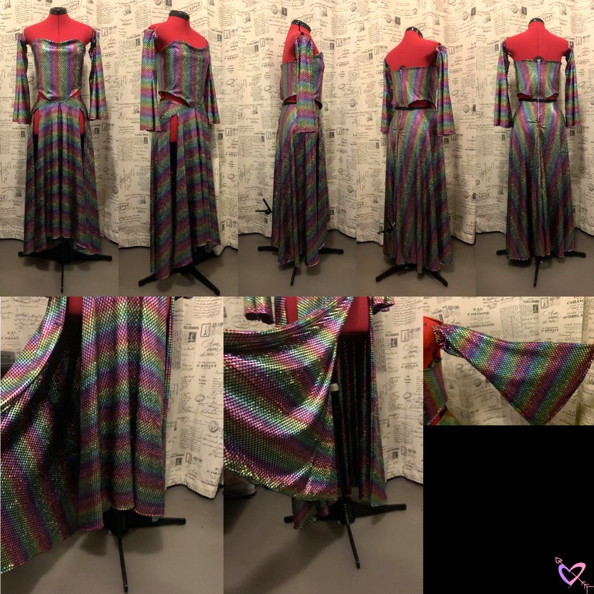 Cupid's Love Arrow Dress - Designed and created by yours truly.

"Looks like you skinned a MLP character and wore it" - <a href="/Lavender_Tale_E/">Lavender Rosa</a>  2023 😂
(Which btw, it was not my intention. I just thought it would cool in muticolours🌈)

See full description: instagram.com/p/CrqzBCXBa8M