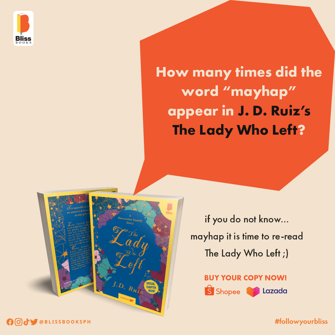 blissbooksph's tweet photo. Available online through and on Anvil Publishing's official stores on Shopee (https://t.co/cFi5EjCijO) and Lazada (https://t.co/rmLRSktPhH).
#followyourbliss #blissbooksph #ireadblissbooks #blissbooksreader #wattpadph #jdruiz #greenwriter @greengossipers #mayhapsmay https://t.co/gwJPcTFCLH