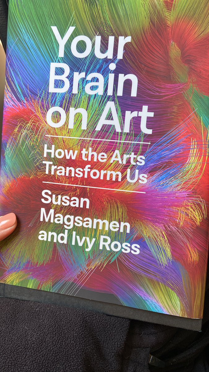 I highly recommend this book. My brain is exploding with ideas as I learn even more about neuro aesthetics and how art transforms. @AplusSchoolsNC @WSFCSArts <a href="/WSFCS_Science/">WS/FCS Science</a> <a href="/WSFCSSEL/">WSFCS_SEL_OFFICE</a>