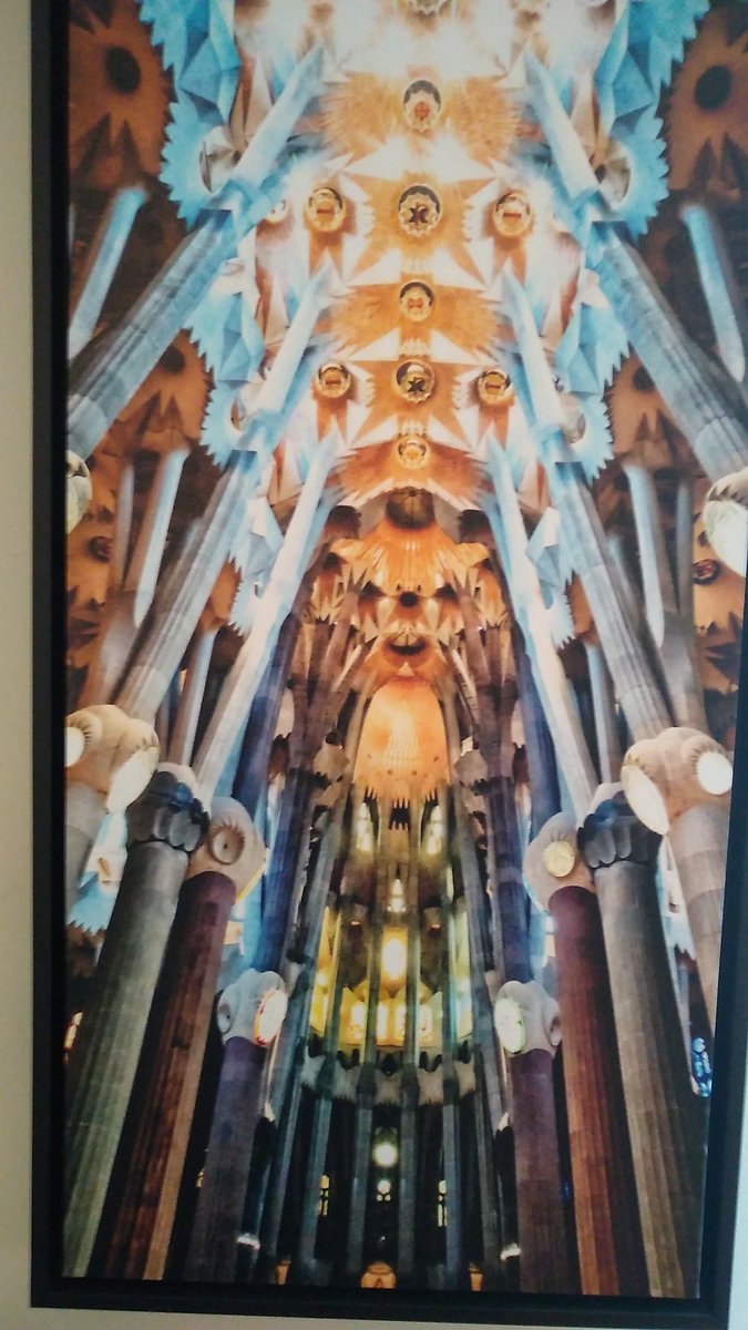ParisTeleTARDIS's tweet photo. @RickSteves a few years ago, we bought this beautiful print from a local Maryland artist. My wife Katie and I were the first people to enter the cathedral that day. It was overwhelming. https://t.co/s3E5uKt07P