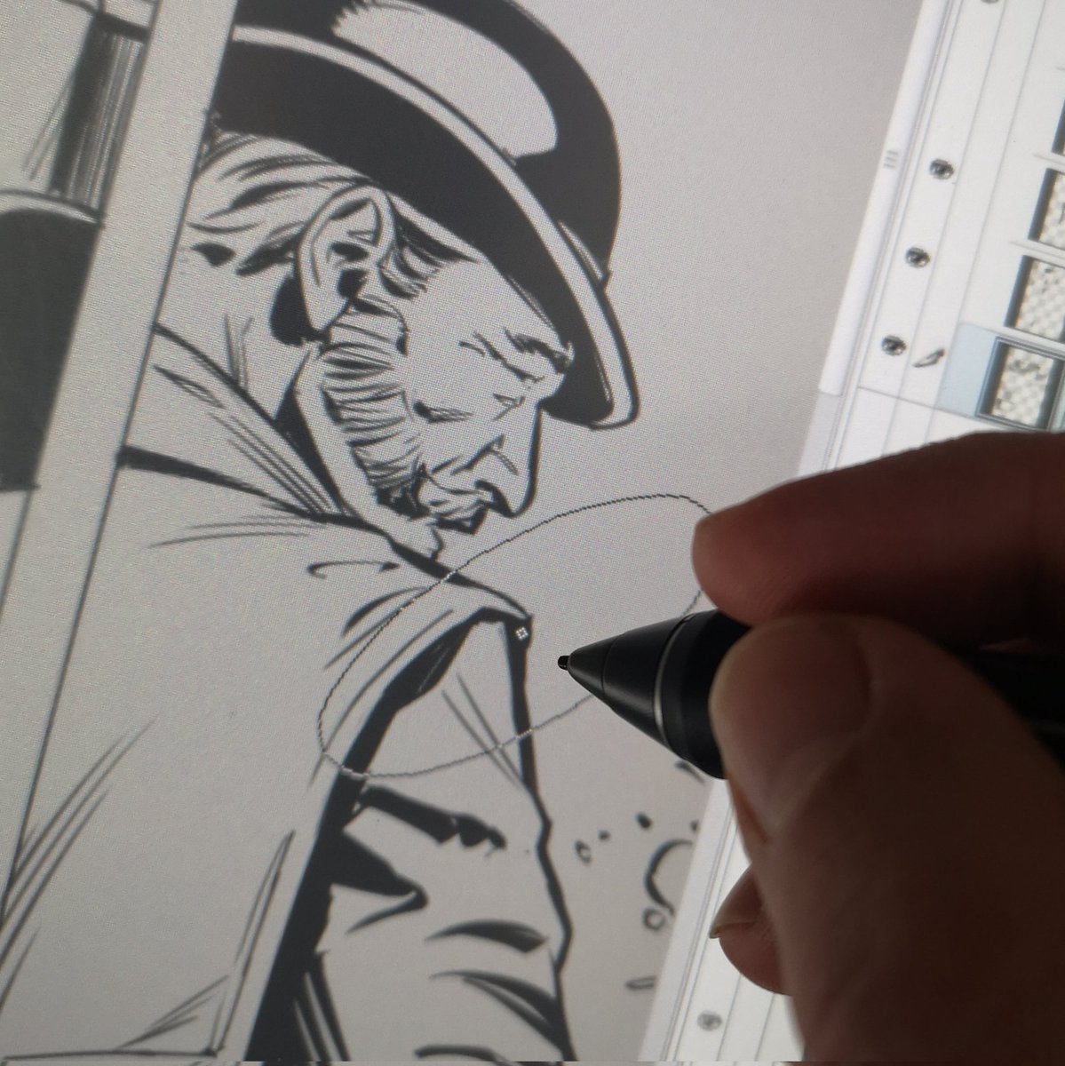 ExMakarov's tweet photo. And new actually dramatic (actually not :))) panel from current comics
#sketch #drawing #comicsink #TemurSchelm https://t.co/rcuIJfPeBD