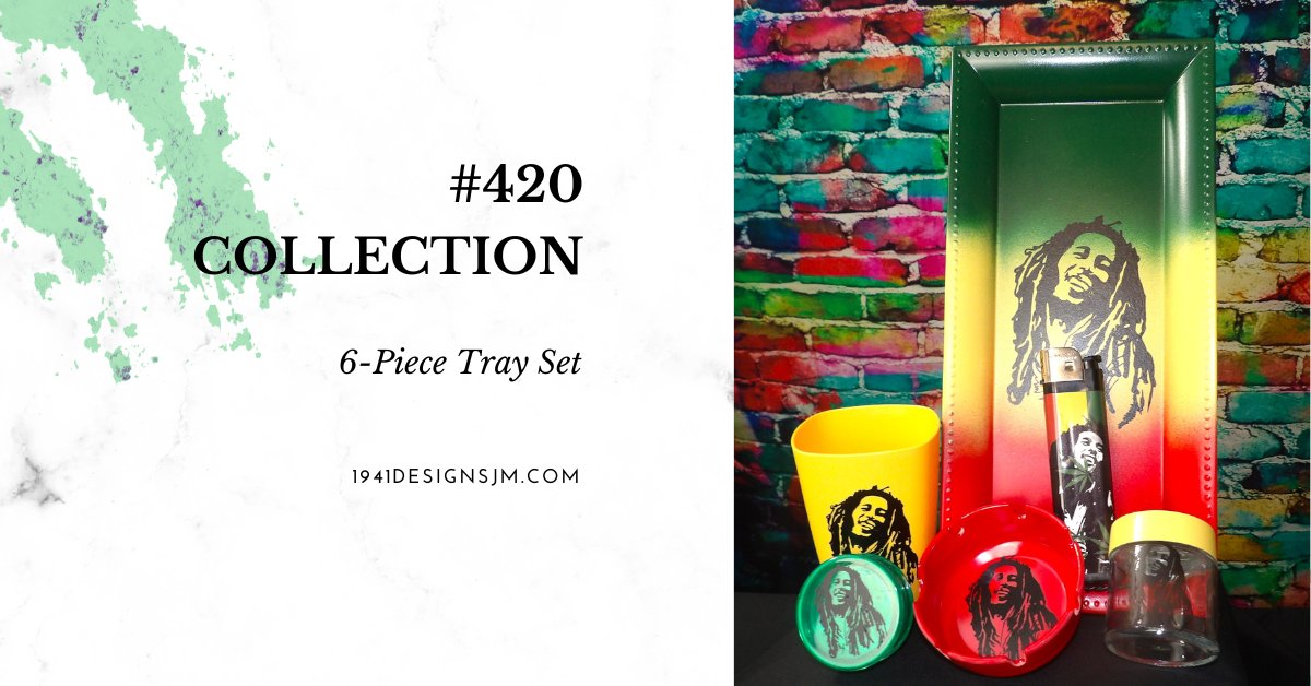 1941Designs's tweet photo. Check Out Our Bob Marley Tray Sets #bobmarley #trayset #420friendly #jumbolighter #gifts #customtraysets #marleytrayset #6pieceset 
https://t.co/jNc8MOoEES https://t.co/KhWLfC9A0k