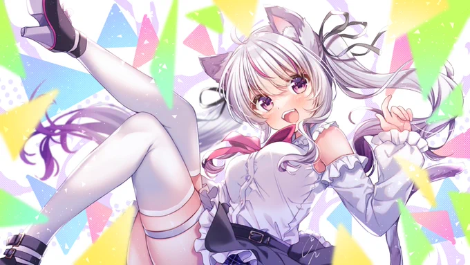 猫山みあさんを描かせていただきました #みぁあーと #Skeb #Commission