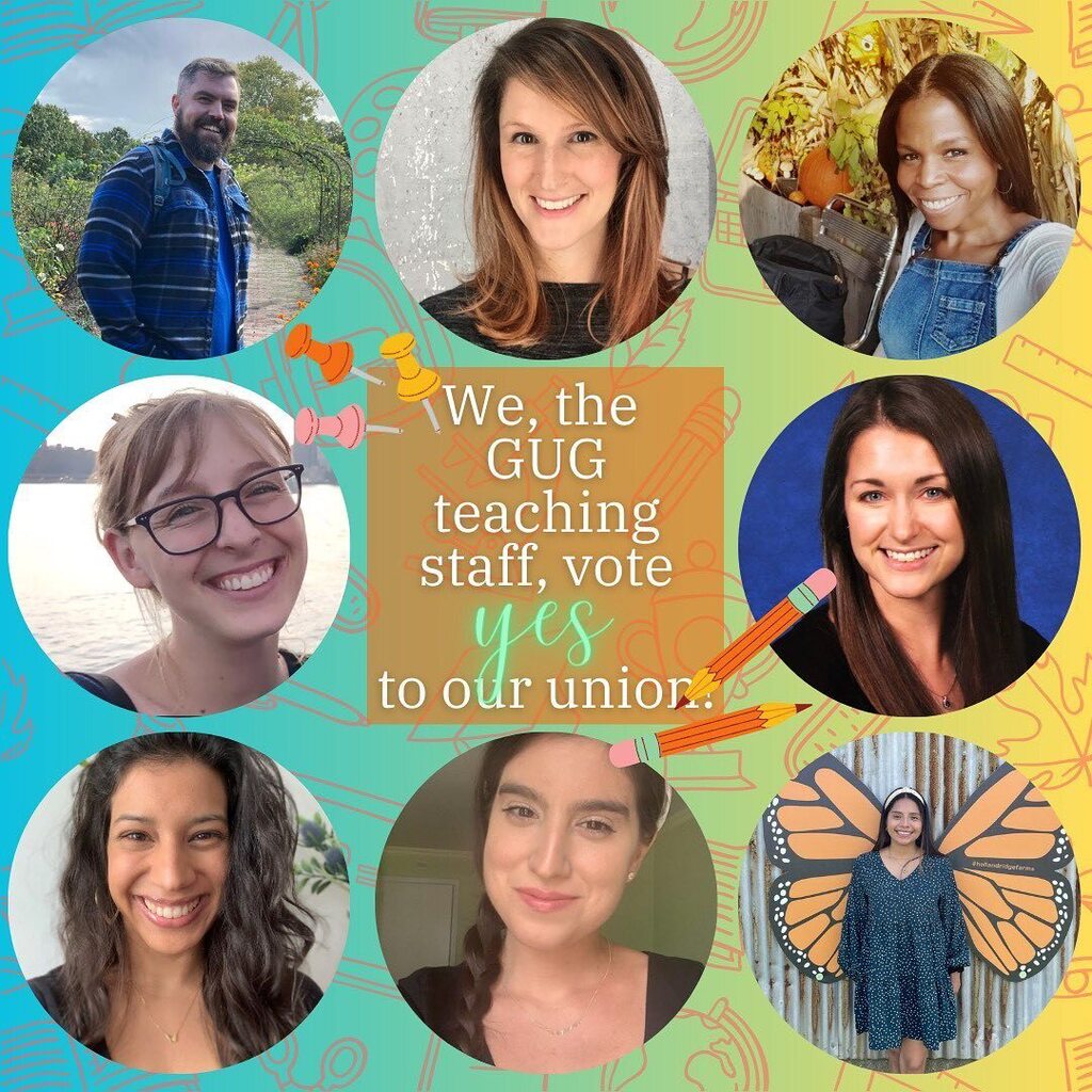 gugcsunion's tweet photo. Tomorrow, May 1st is a day we the workers are celebrated for our labor and it also marks the day we vote yes to our union!
#gugcsunion #union #unionstrong #uft #uftnyc #unionstrong💪 #guganizing
#aftunion #nysutstrong #nysut #internationalworkersda… https://t.co/xuUsFCd5nq https://t.co/qT9U0TF1U7