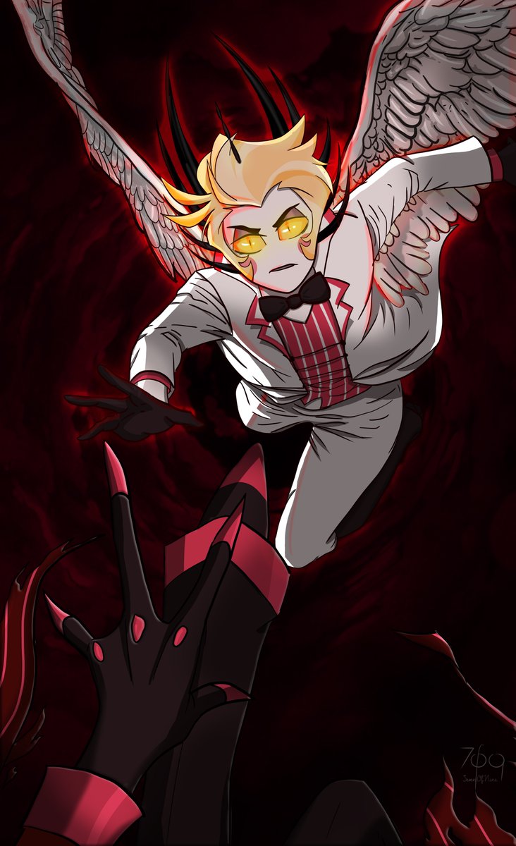 And so we fall...

Alias: Alastor's first day in hell? Or his last? Who knows... 😈
#HazbinHotel #HazbinHotelFanart #hh #HazbinhotelArt #HazbinHotelAlastor #HazbinHotelLucifer #lucifermorningstar #RadioApple #AppleRadio #digitalart