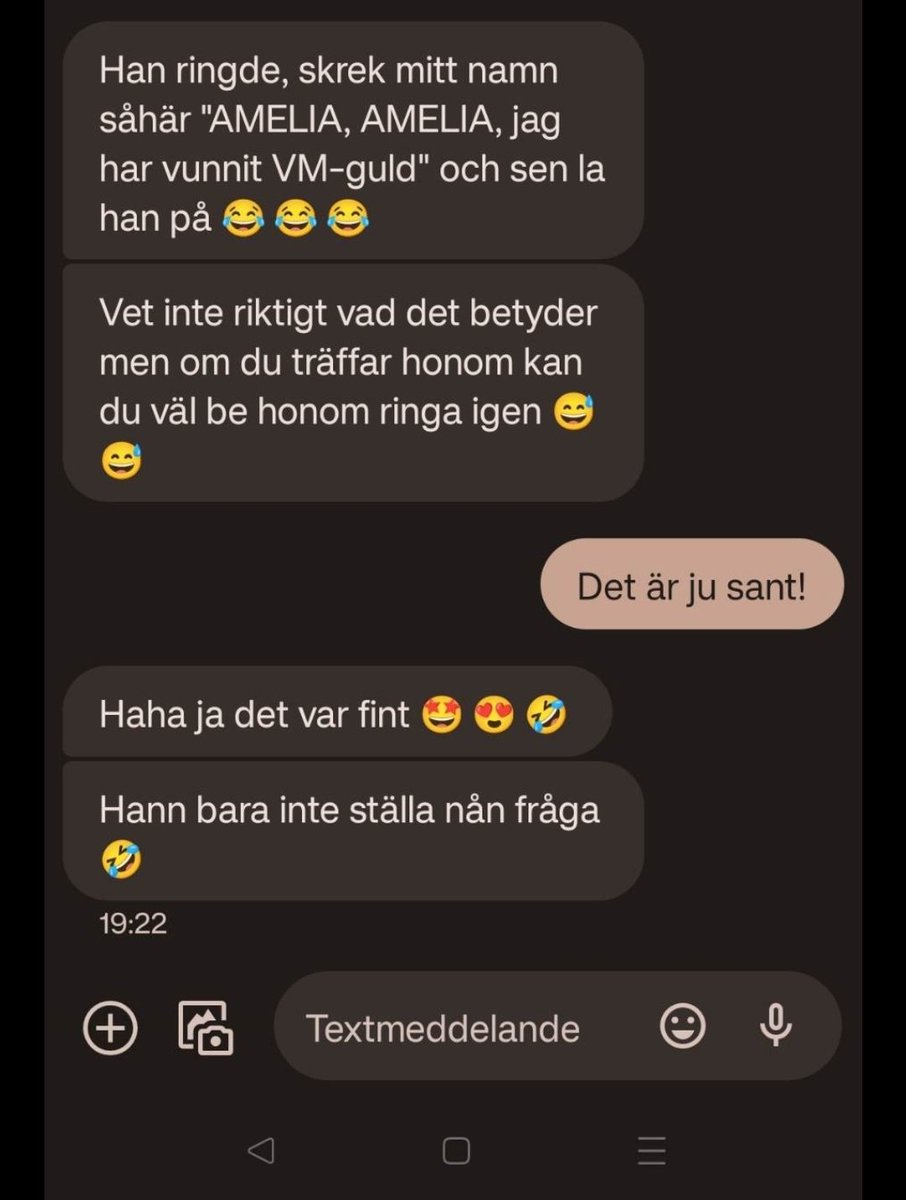 Kämpa <a href="/ameliamauritzon/">Amelia Mauritzon</a>! 
💛💙