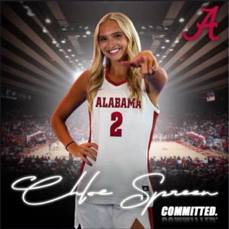 KentuckyPremier's tweet image. Commitment update: Congratulations to @ChloeSpreen on her commitment to Alabama! @AlabamaWBB @CoachCurry