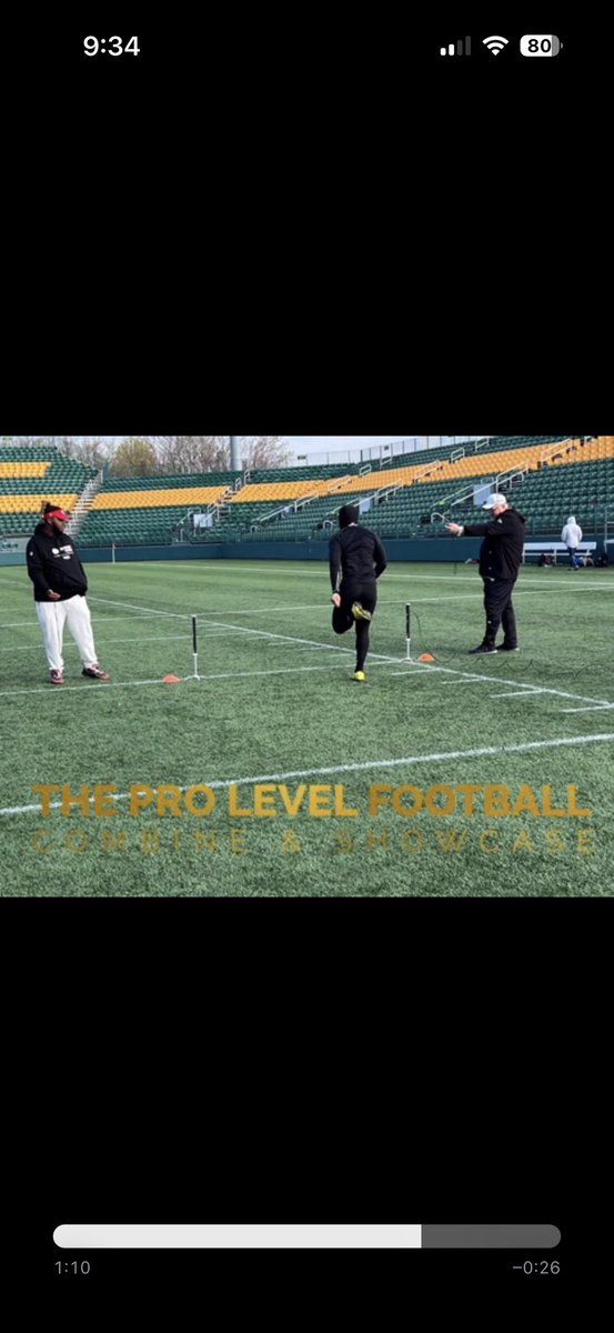 MeechRobinson3's tweet photo. Thank you @PLCombines @ProLevelAgents for the opportunity to showcase my talent 🙏🏽

Height: 5’9
Weight: 193
Vert: 32in
Shuttle: 4.52 (slip) 🤦🏽‍♂️
L drill: 7.1
10 yard split: 1.34
40 dash: 4.46 (NFL chief scout) HAND TIME https://t.co/jxhBMiBa8O