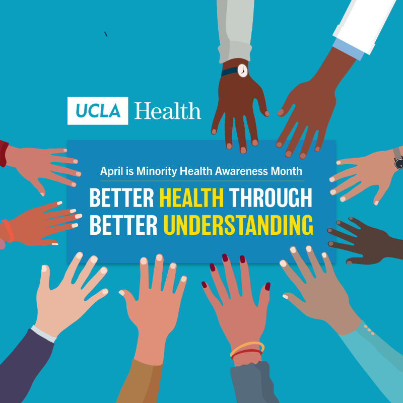 UCLAHealth's tweet photo. UCLA Health supports Minority Health Awareness Month by promoting health education, research and clinical care for diverse communities. Sha'shonda Revels, MD, raises awareness about lung cancer screening. #NMHM23
Click here to learn more.