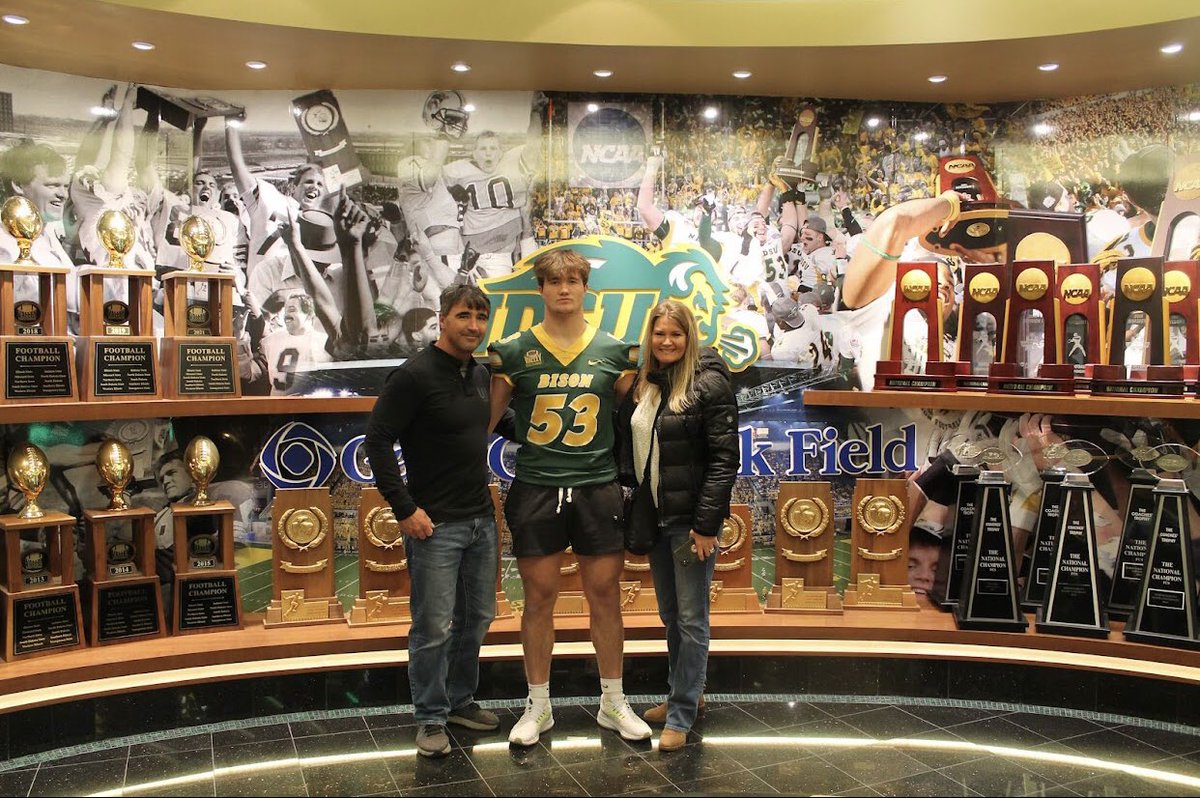 BrockArndt's tweet image. After a great phone call with @Coach_Entz last night I’m grateful and blessed to have received a offer to play D1 football @NDSUfootball @NickGoeser