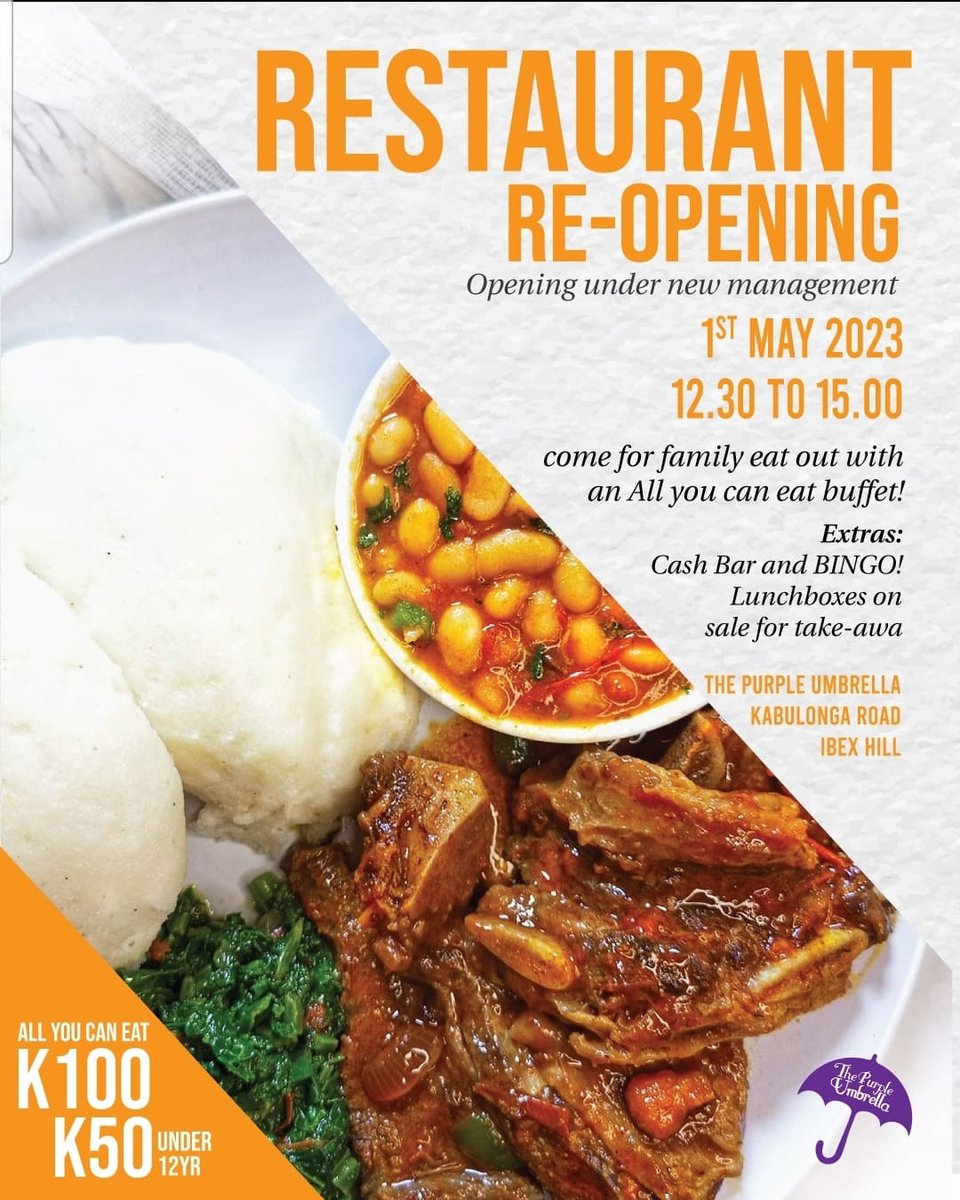 prpl_umbrella's tweet photo. Come and enjoy Labour Day celebrations at The Purple Umbrella tomorrow with some great traditional food 🍲🤤 its an All-You-Can-Eat Buffet after all 😉

See you there!

#Foodies #LabourDay2023 #fun #Mondayvibes #thepurpleumbrella #restaurant #business #re-launch https://t.co/KrRnMXRW9A