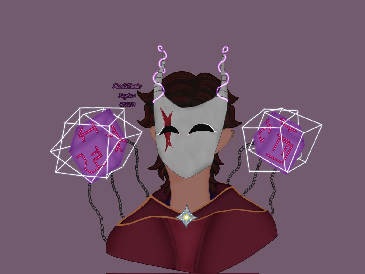 MoonlitThunder's tweet photo. i may have made the original over 2 months ago but here i am with the digital version :) #rasplin #rasplinfanart https://t.co/GhCnz64KsO