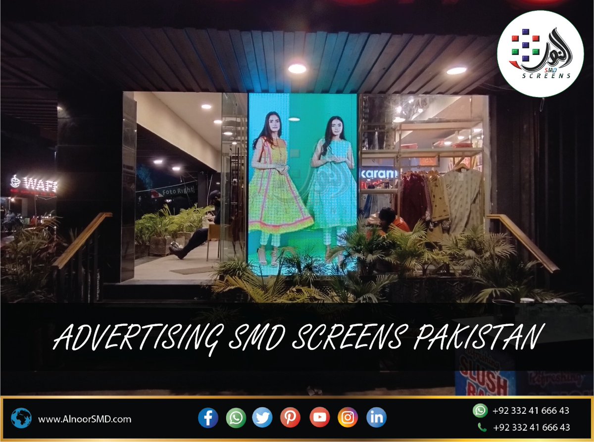indoorsmdscreen's tweet photo. Outdoor Premium SMD Screens Solutions with High Bright Daylight Visible Display
0332 4166643
๐Visit website:
https://t.co/KfLKBVrO7L
๐Pakistan
Advertised by #Developers Community
#smdforsale #smdprice #smdmodules #smdscreen #smd #smddisplay #smdseller #wholeseller https://t.co/MNbzaiWGN4
