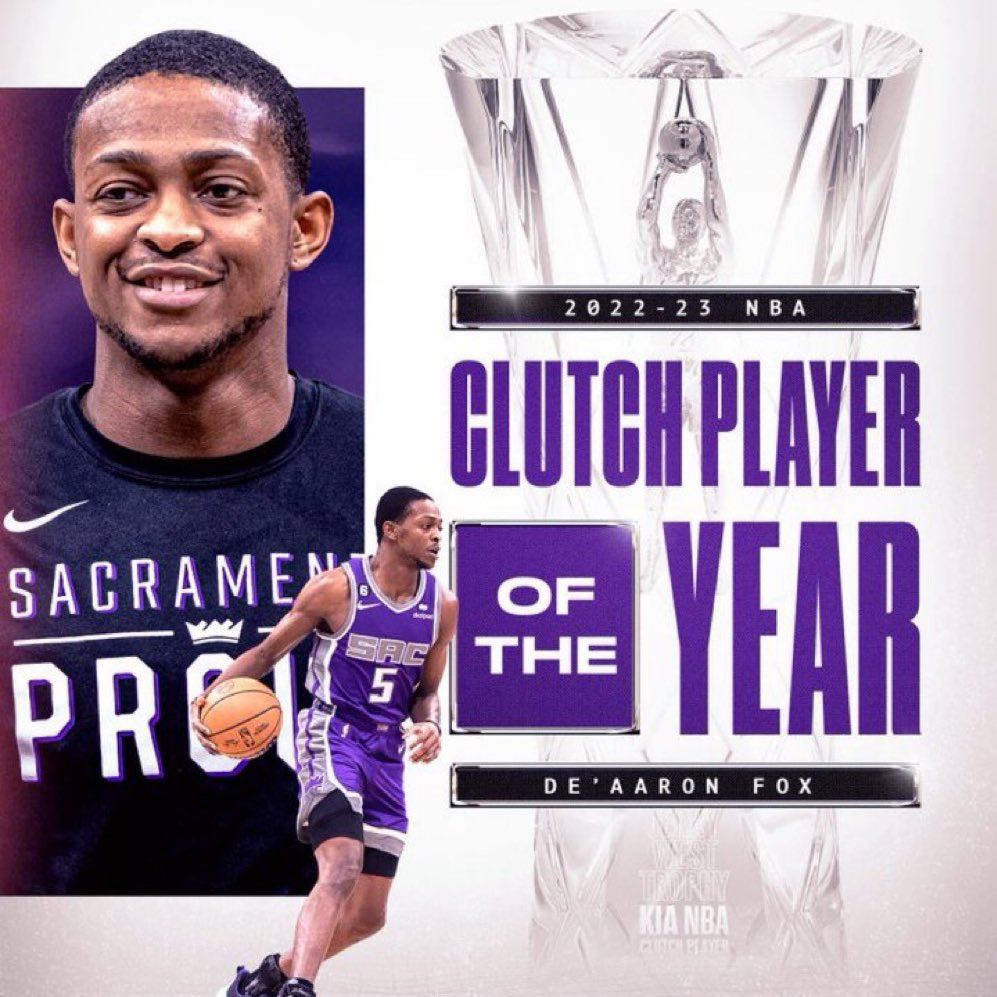 VatorSports's tweet photo. De’Aaron fox didn’t win the Clutch Player of the year for nothing. @swipathefox you know what you need to do. The whole city of Houston is behind you. Finish them! https://t.co/D0fCEB5pqS