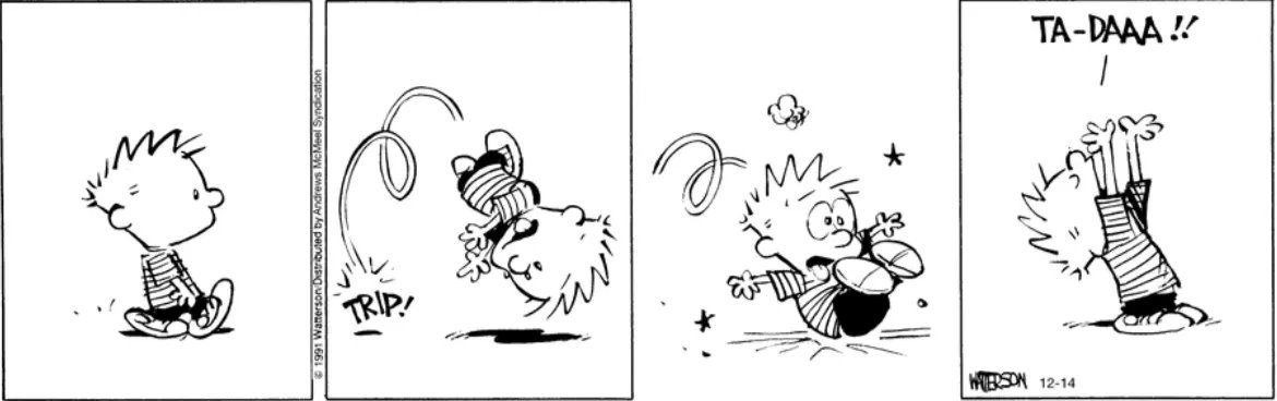 Calvinn_Hobbes's tweet photo. How you should always go through life… #CalvinandHobbes https://t.co/CA43ZJEo0q