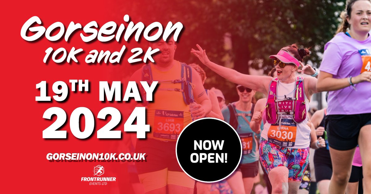 💥2024 ENTRY IS OPEN!💥 Get your EARLY BIRD place today 👉 loom.ly/0mh1lHw

#RunGorseinon #runningmotivation #runninginspiration

<a href="/PenyrheolLC/">Penyrheol Leisure Centre</a>  <a href="/BriscoWilliams/">Brisco Williams</a> 
#rungorseinon #running