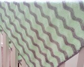 sophielc's tweet photo. Baby blanket pale green with grey ripple stripes #CraftHour #Etsy #Crochet https://t.co/yGbEnfWTQ4 https://t.co/Y6X0USCIIL