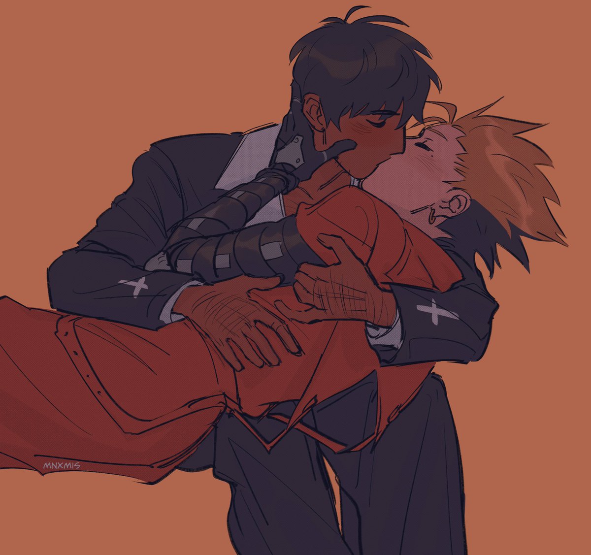 mimerttt's tweet photo. they actually kissed on the couch idk what chapter yall read https://t.co/TZn3sEEORx