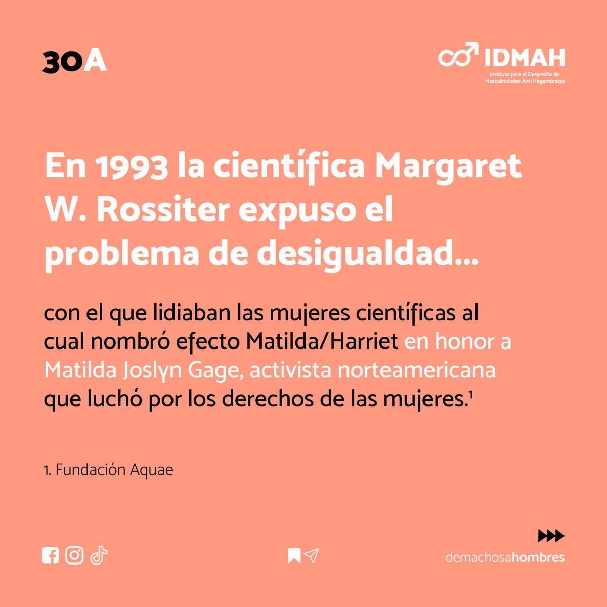 machosahombres's tweet photo. El efecto Matilda es un fenómeno que afecta directamente a las mujeres y la ciencia, y puede definirse como la discriminación basada en el prejuicio en contra de reconocer los logros de las mujeres cuyos logros a lo largo de la historia han sido silenciados. https://t.co/sjtwxpu9wM