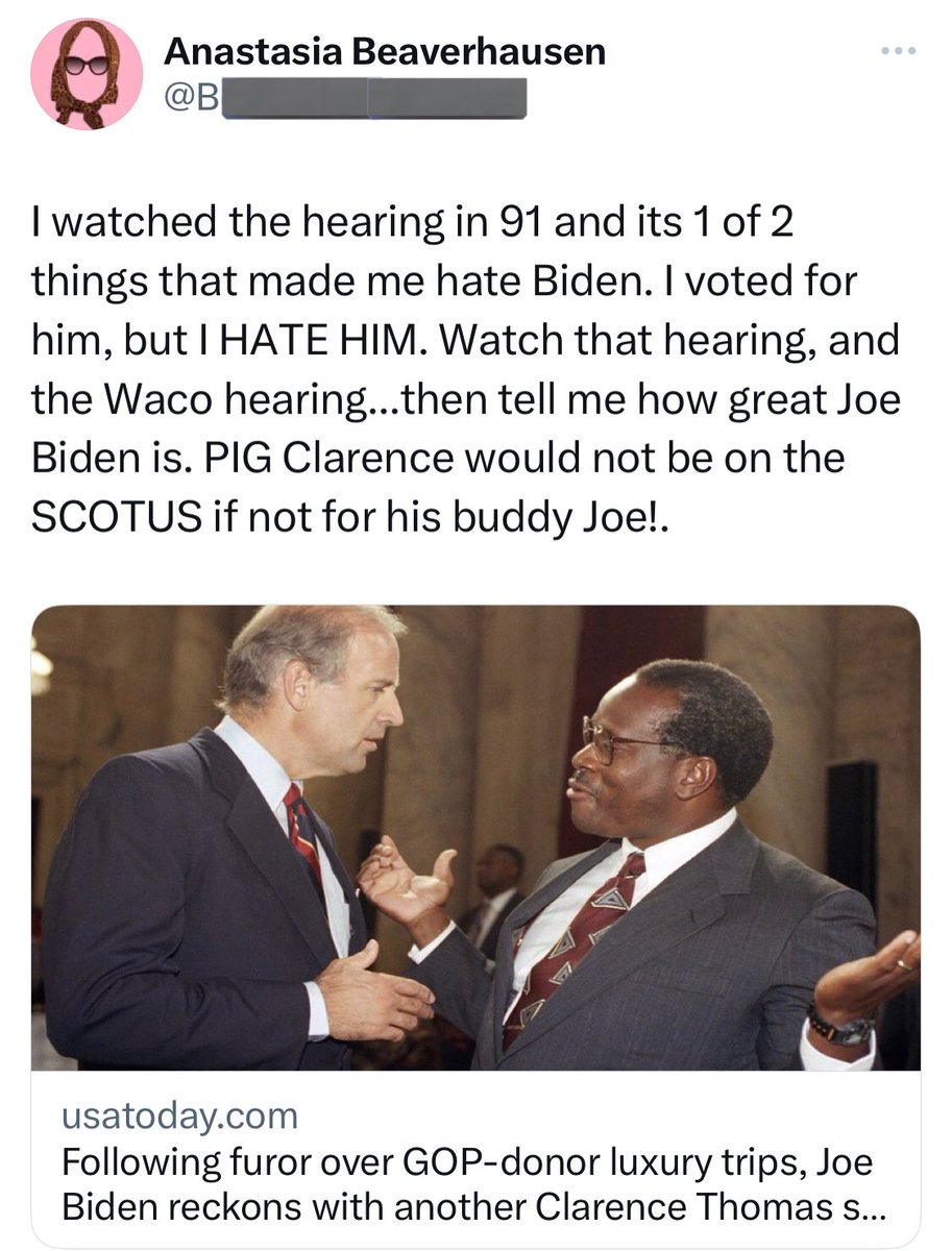 ClownsOfCSPAN's tweet image. RACIST ROBINETTE VOTER SAYS SHE HATES HIM. 

WHY DO DEMOCRATS VOTE FOR PEOPLE THEY HATE? 

#Lockstep
#BuydensRemorse🎻