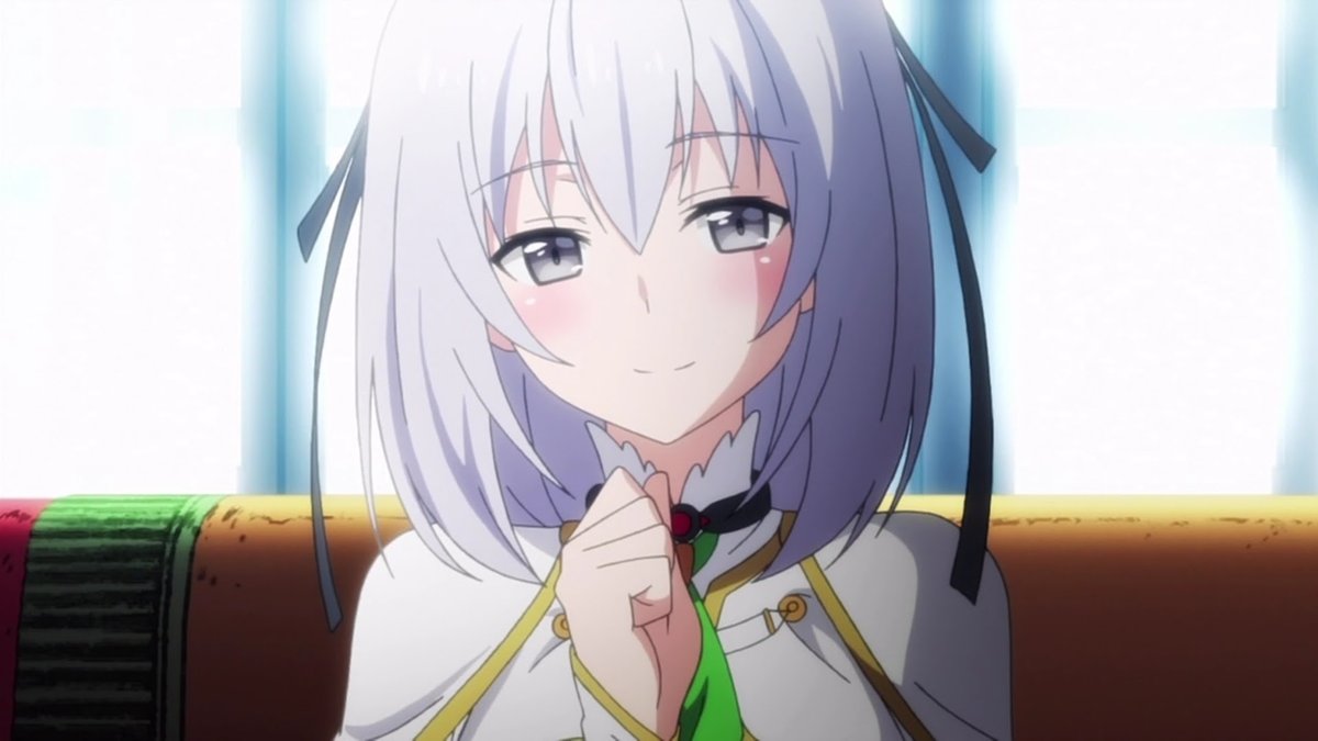 WHCDaily's tweet photo. The white hair character of the day is Airi Arcadia from Saijaku Muhai no Bahamut. https://t.co/2XN8Xq5bUY