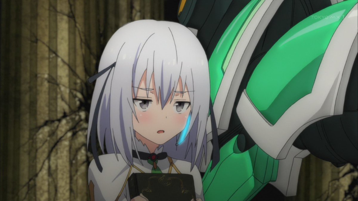 WHCDaily's tweet photo. The white hair character of the day is Airi Arcadia from Saijaku Muhai no Bahamut. https://t.co/2XN8Xq5bUY