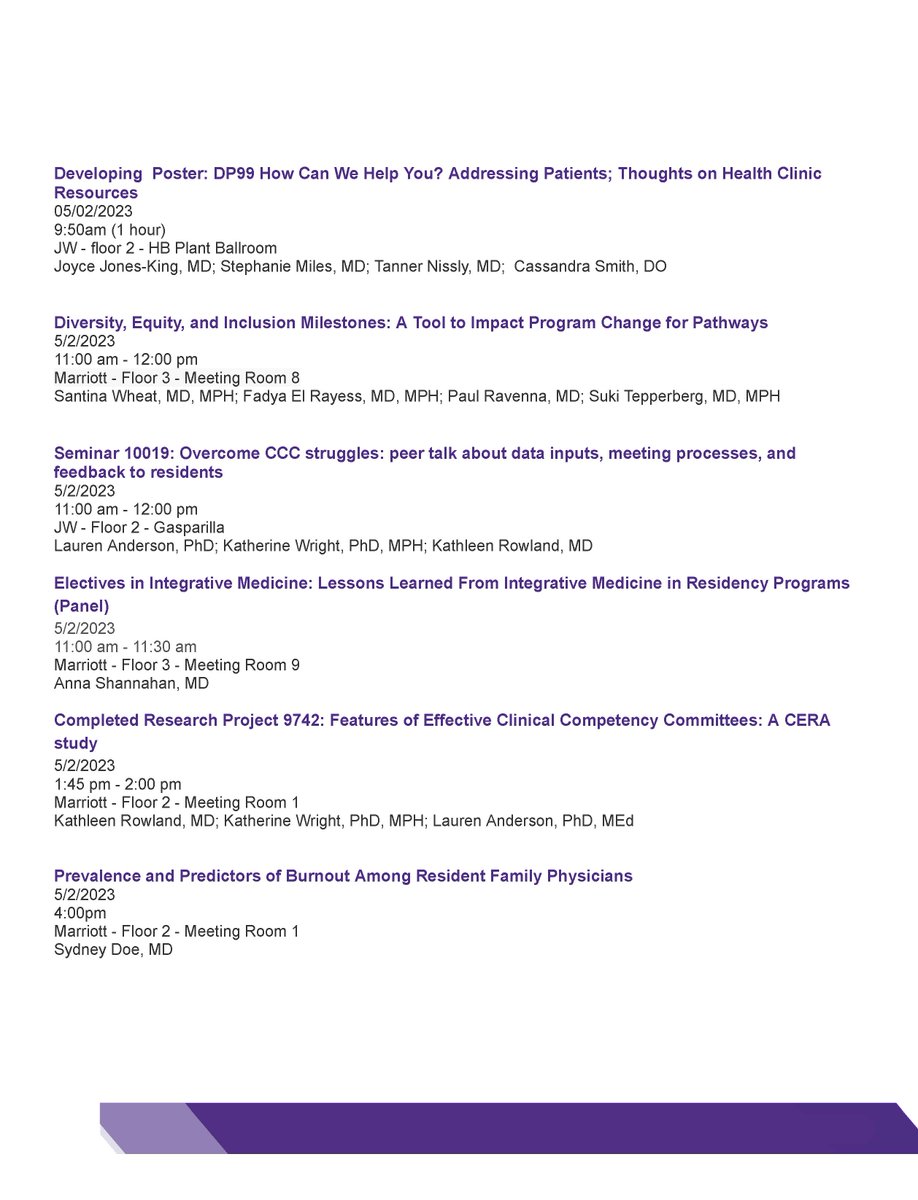 Can't miss these <a href="/STFM_FM/">STFM</a> 2023 presentations by our outstanding <a href="/McGawGME/">McGaw Medical Center of Northwestern University</a> residents and faculty!
