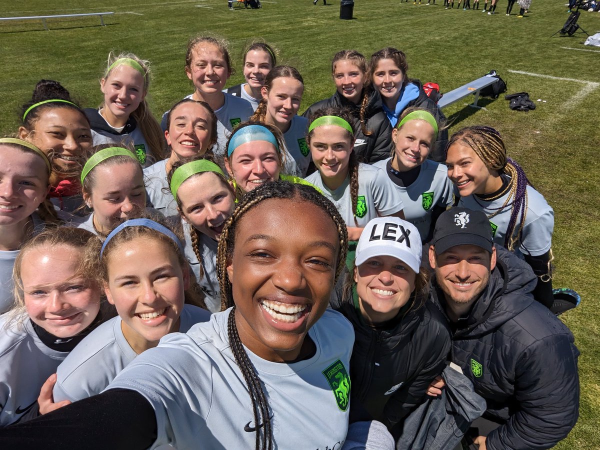 Final game of Crossroads ends in a 2-1 WIN. Goals today from <a href="/AudreyJ05642/">Audrey Johnson</a> and Kissick! 
We finish up the weekend 1-1-1 against solid competition. #lexsporting