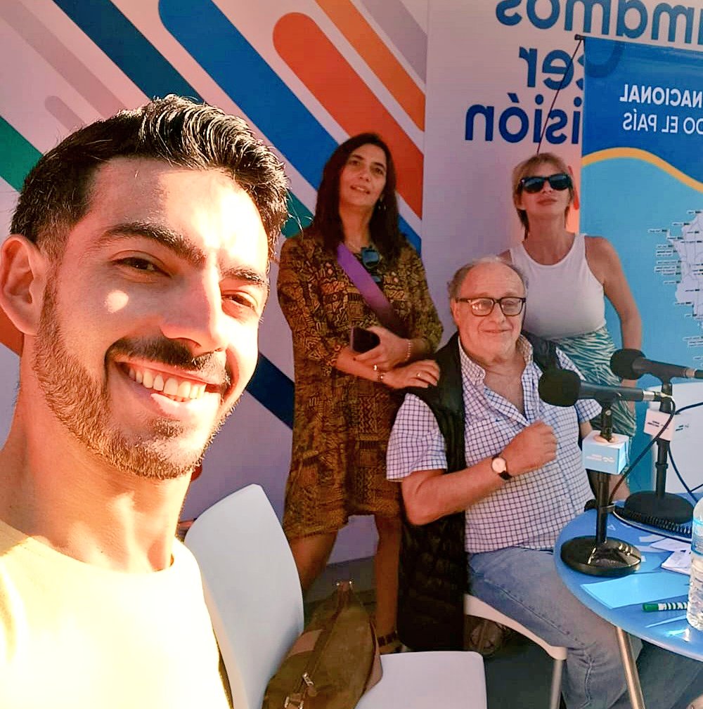 Radio en la Feria del Libro (y un poquito de sol)
