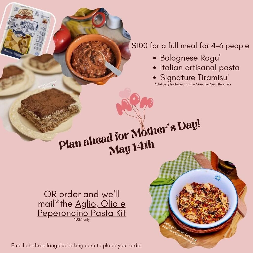 BellangelaChef's tweet photo. Plan ahead for Mother's Day - order Chef Angela's fresh frozen food to be delivered within the Greater Seattle Area (bundle is a full meal for 4 to 6 ppl for $100)

If the special woman deserving of this present lives farther away, Chef Angela can mail t… https://t.co/GoCP1MekKg https://t.co/ZJcYenF3iw