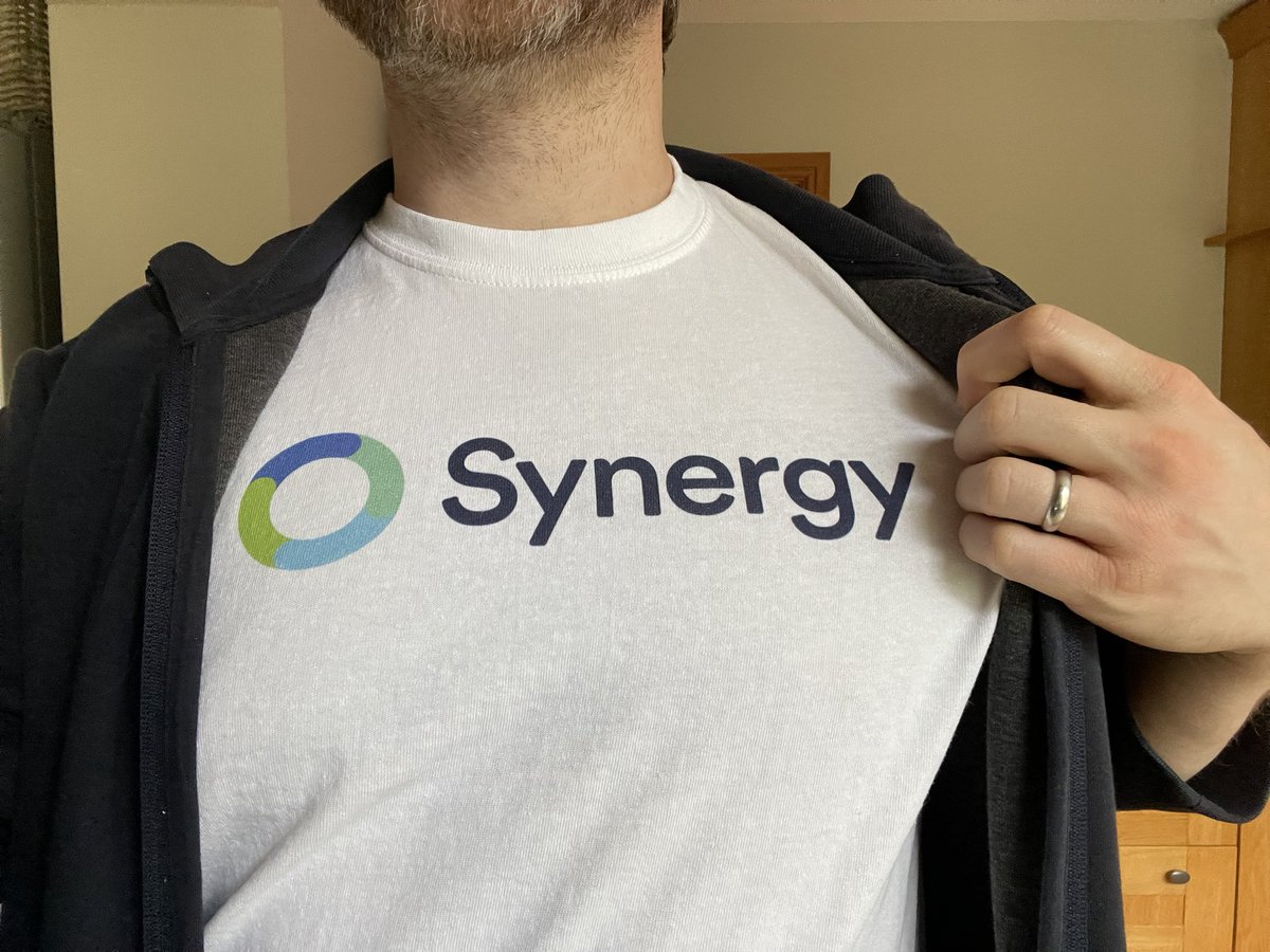 Want a Synergy t-shirt?

Get yours now! 
cafepress.com/synergymerch