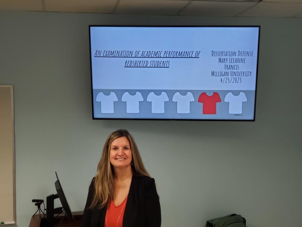 Congratulations to Leeanne Francis on her successful dissertation defense! #educationbuffs