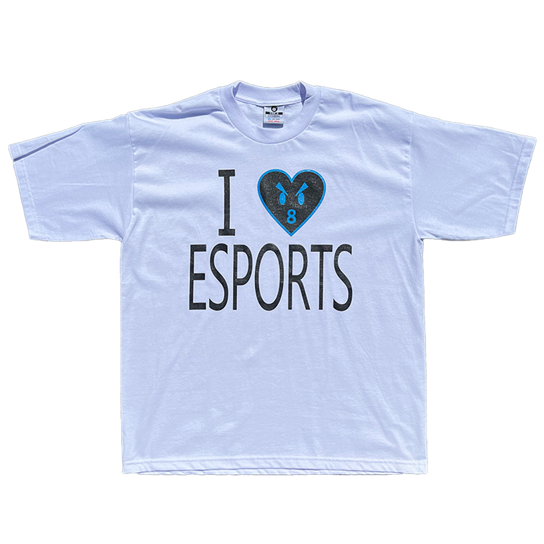 Top8Studios's tweet photo. I LOVE ESPORTS 5/8/2023

-Locally screen-printed in New Orleans on 8.5oz heavyweight cotton blanks
-Hand-sewn Top 8 Studios Tag
-Shirts will cost $30 and are premade ready to ship!
The color of your tee will be random

Free shipping for US customers
Free stickers with each order https://t.co/G9xSTwavOE