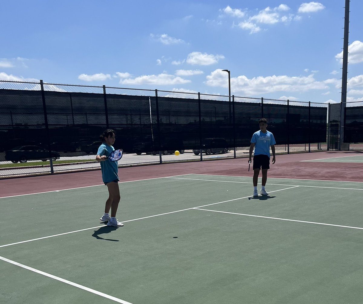 Gettin’ in a little off-season team development! #pickleball #WeAreOne