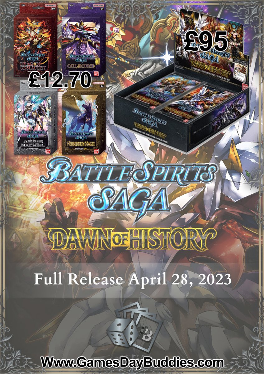 gamesdaybuddies.com

ITS OUT!!!

#battlespiritssaga #BANDAI #cardgame #TradingCards <a href="/GamesDayBuddies/">GamesDayBuddies</a>