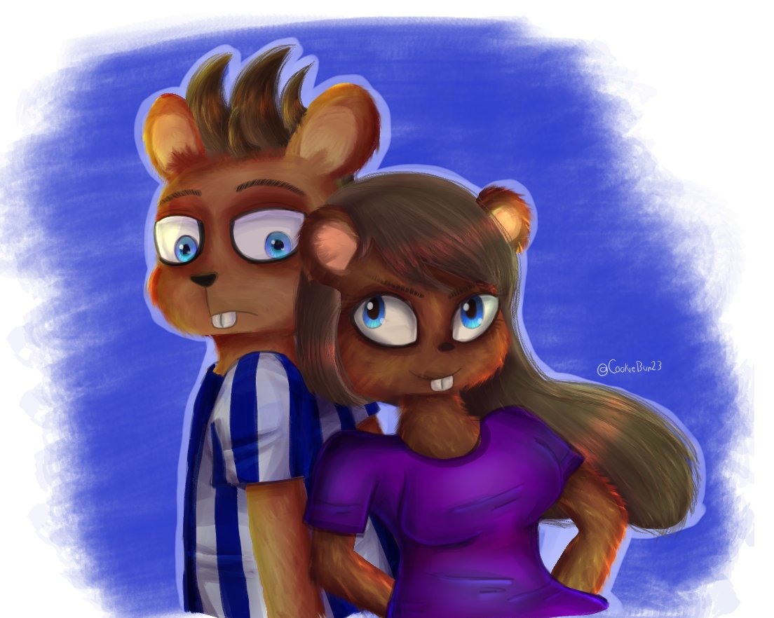 CookieBun23's tweet photo. Un fanart que hice de las mascotas de un equipo a qué le voy de mi país. Son Pachus y Tucita del equipo "Pachuca".
Espero le guste
#mascot #Pachus #tucita https://t.co/9gM70N6xfo