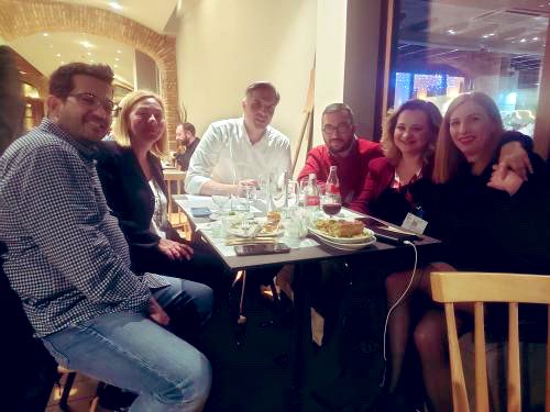 fdoulgeri's tweet photo. Catching up on world politics with good colleagues during the @DelphiEconForum @Odinlinard @fpleitgenCNN https://t.co/FuOsmC7o2s