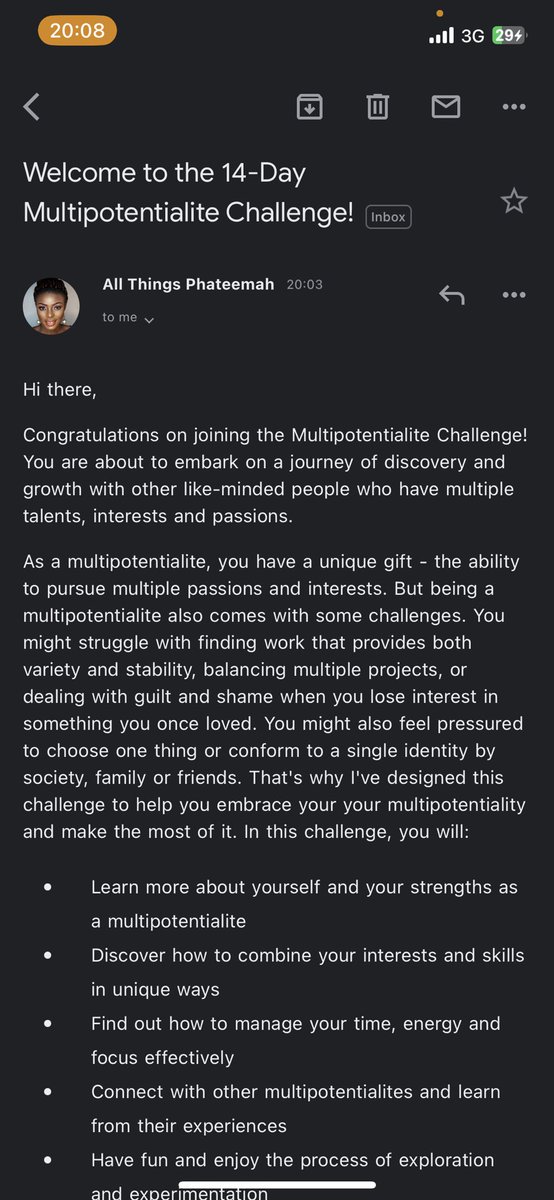 Have you signed up for the 14 day Multipotentialite challenge? Don't miss out on the opportunity to explore and harness all aspects of your passions. Join us now and unlock your full potential as a multipotentialite. successful-crafter-4570.ck.page/1aa5994ac1