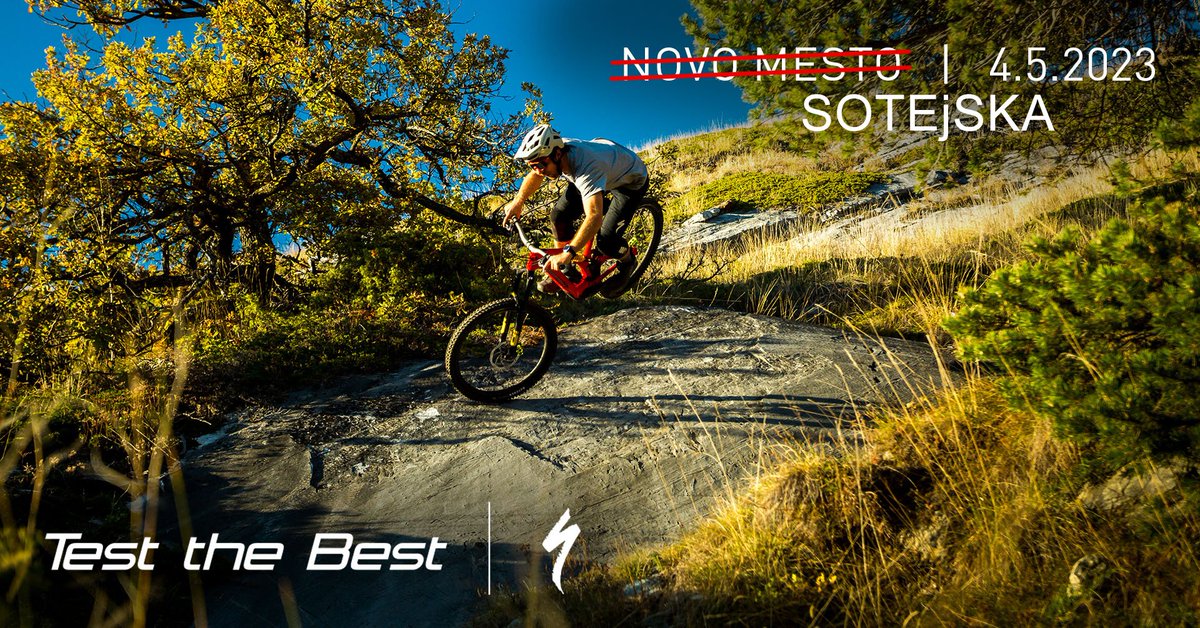 majh1982's tweet photo. V četrtek, 4.maja se v Soteski testira tanove Specialized bicikle.
Še največ podatkov je na FB društva https://t.co/3zzrTL2qre
Sicer bo pa nekej podobnega kot lansko leto https://t.co/QxMpg6380M
Vabljeni.
#PankKura #JBCenter #Specialized #Soteska #DevilsTrails https://t.co/dB7iVDuJPB