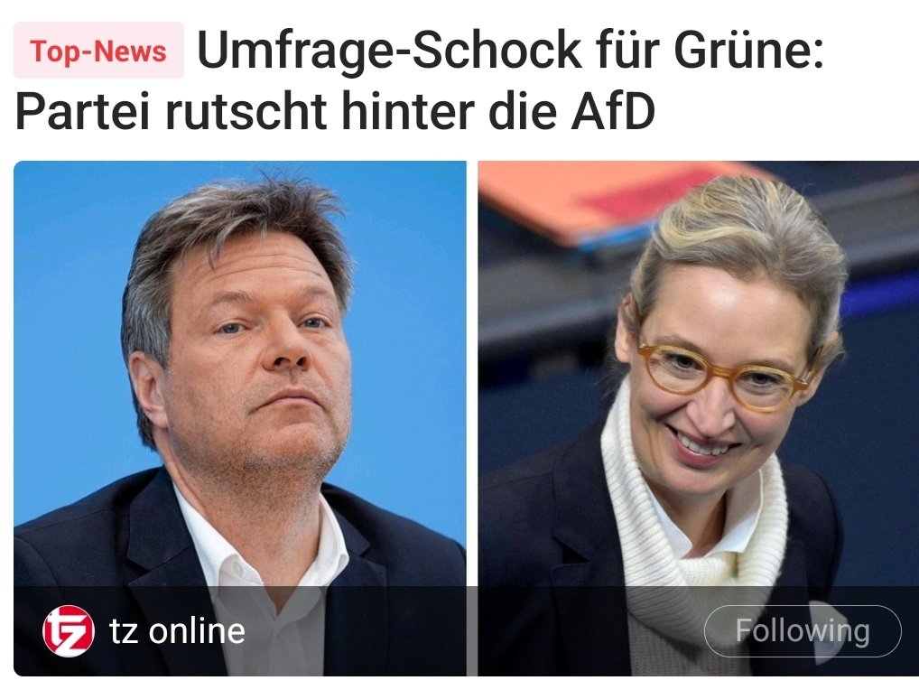 Umfrage-Schock: Grüne noch über 5%!
