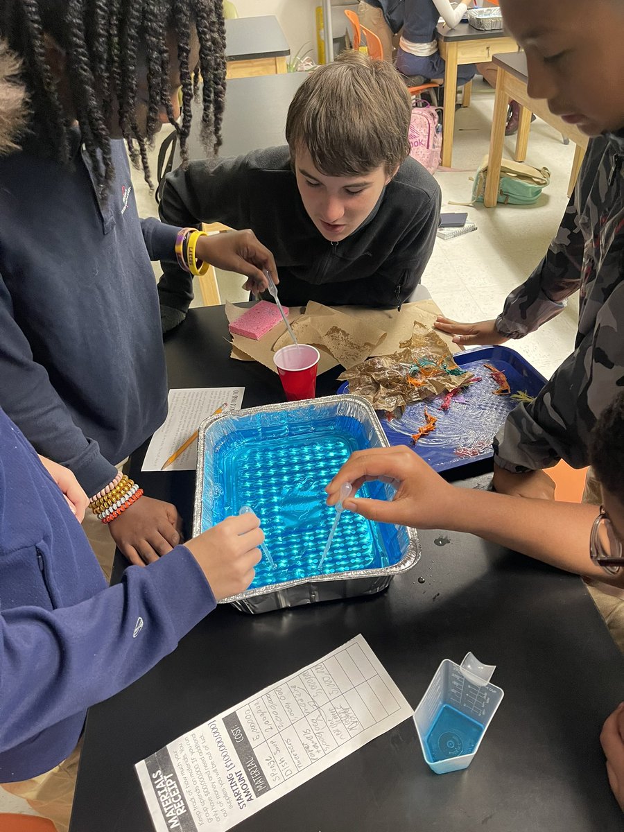 berkeley_prep's tweet photo. Today, in 7th grade science, students did an oil spill lab. We’ve been learning about human impact on our environment, and this hands on activity really brought home just how much damage we can cause! Students have been so engaged with this unit! https://t.co/IlR9DdWJ28