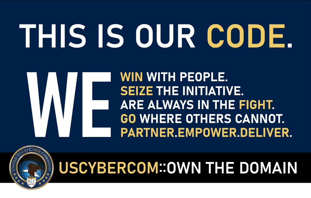 U S Cyber Command On Twitter U S Cyber Command Is The World S