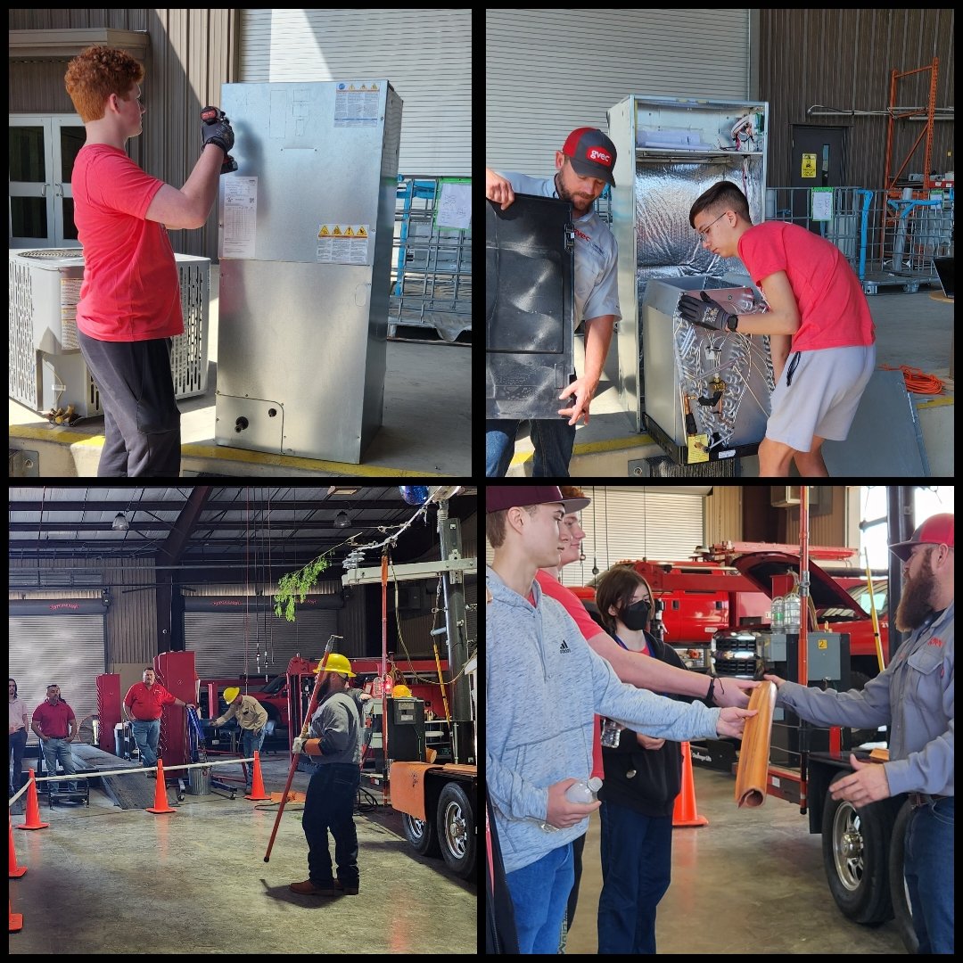 Thank you <a href="/GVECsocial/">GVEC</a> Seguin, TX for a great job shadow. We really enjoyed our day. <a href="/scucisd_cte/">SCUCISD CTE</a> <a href="/SamuelClemensHS/">samuelclemenshs</a>  #futureengineers  #GoBuffs