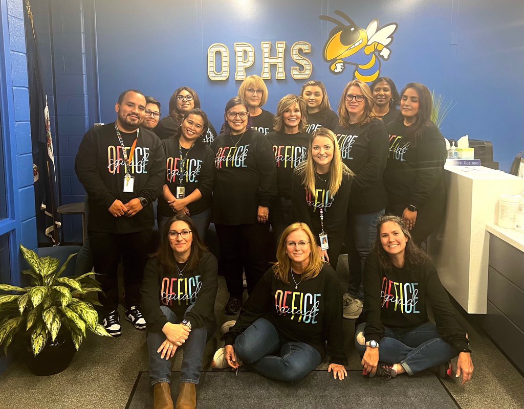 Happy Administrative Assistant Week to our favorite bunch! We appreciate all you do at OP to keep us firing on all cylinders 🐝 💙💛