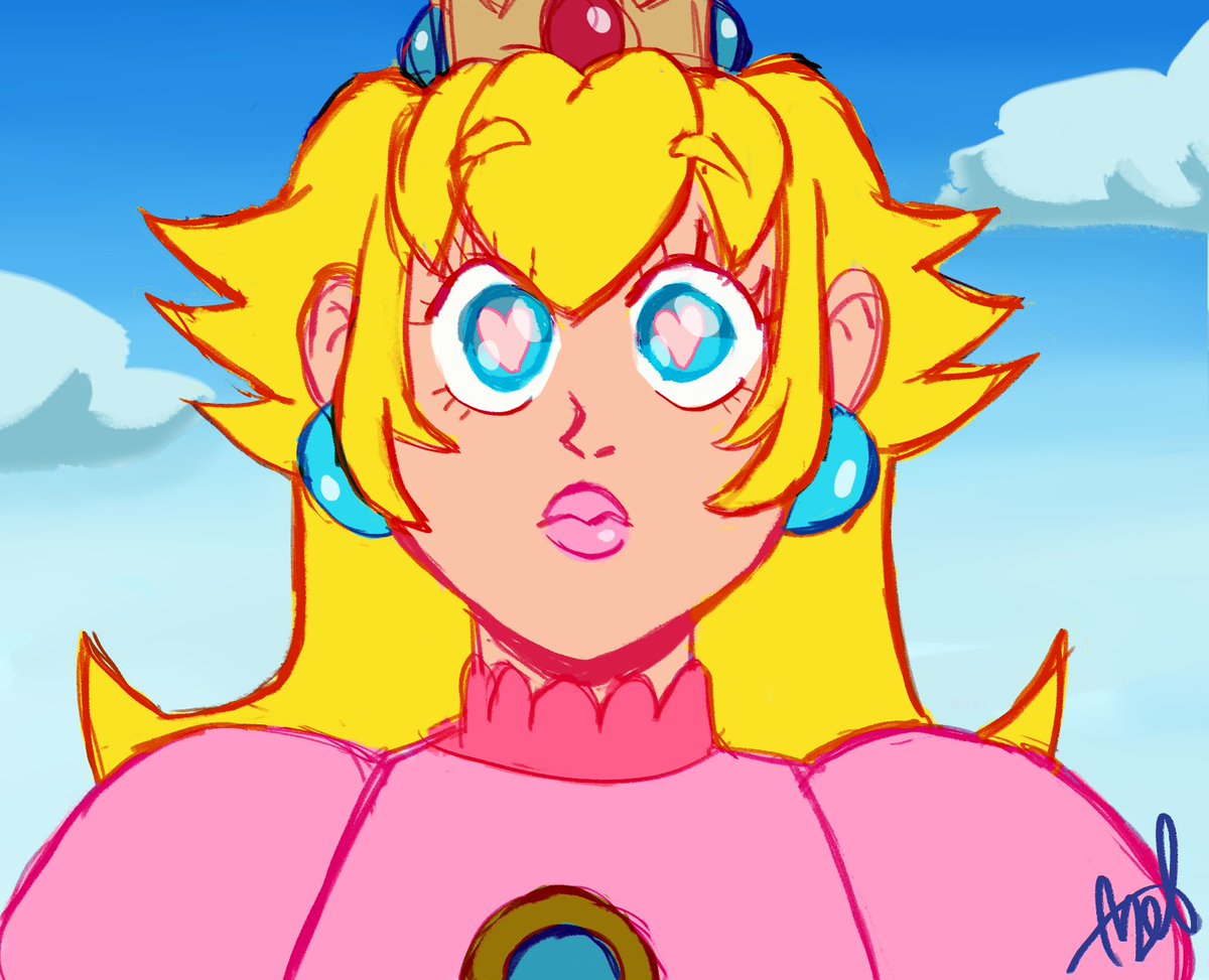 💙Gutslove🌊 on Twitter "RT stickynotebecca Raph meets Princess Peach (3/3) Somehow I never