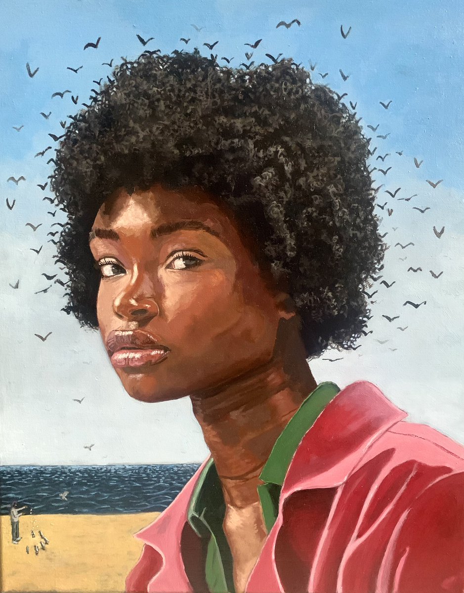 downesart's tweet photo. “MIGRATION” 16 x20  oil on canvas https://t.co/9oLQDwfsAf