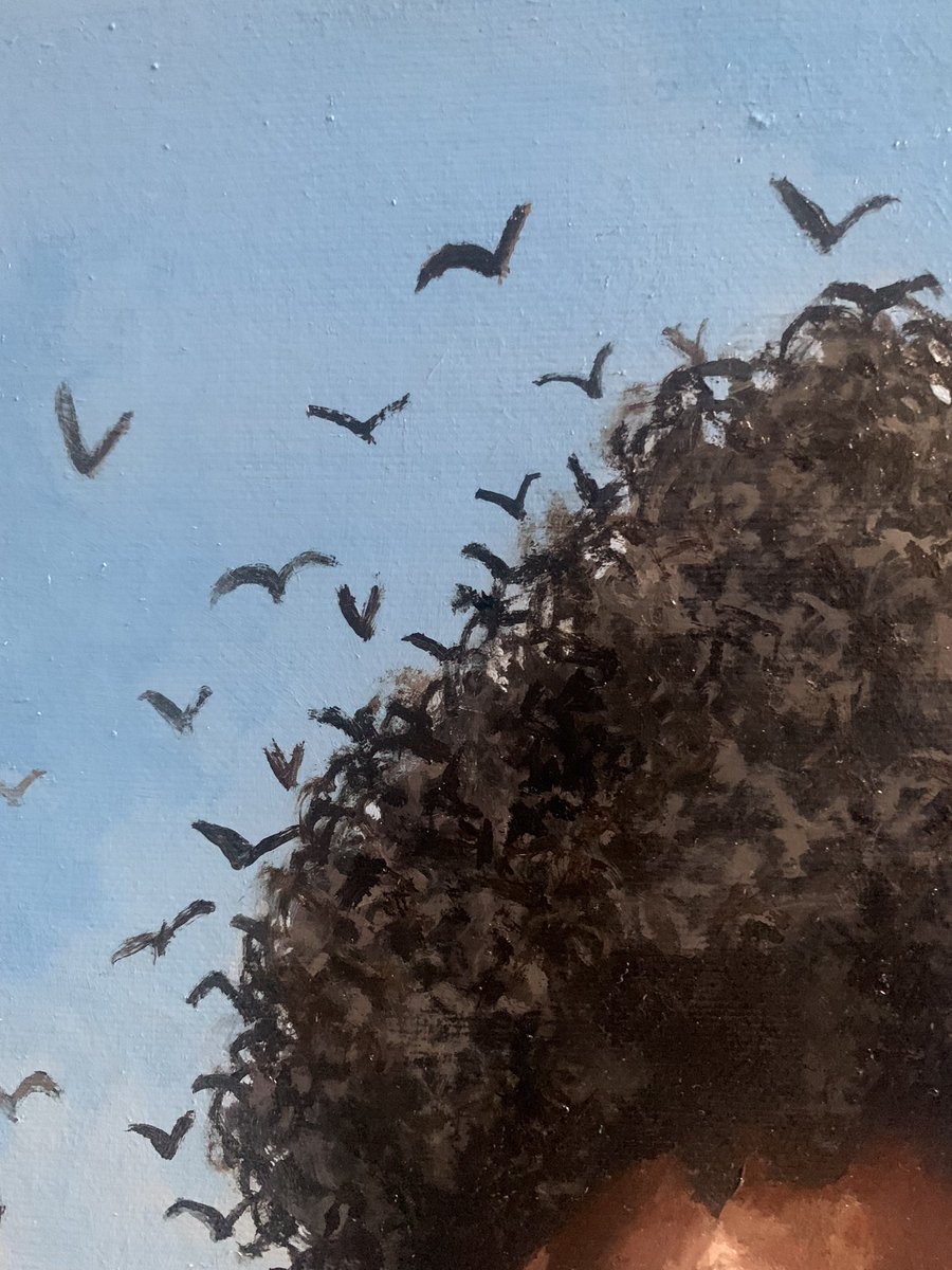 “MIGRATION” 16 x20  oil on canvas