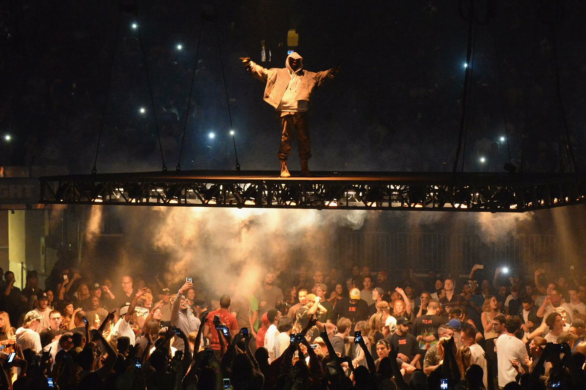 saint's tweet photo. Kanye West's Saint Pablo Tour (2016) https://t.co/oVTWkayfJJ