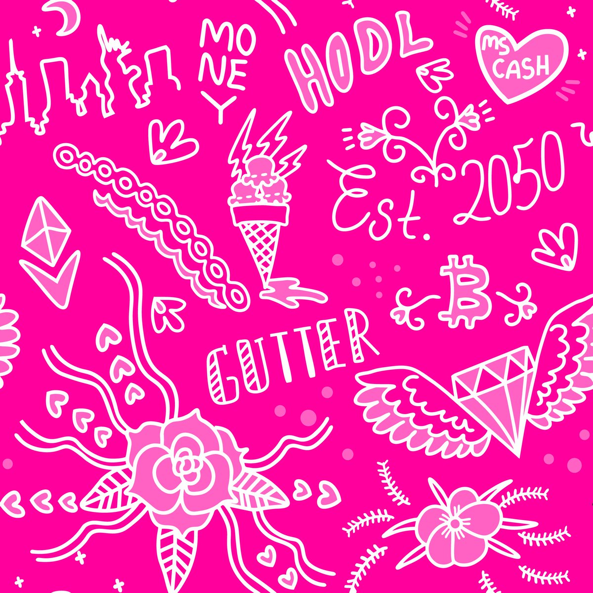 queenofhomer's tweet photo. Couldn't resist logging into the Tool Kit and downloading my Digital Card and Seamless Fur Pattern.
Thanks to @GutterCatGang for making this possible for the community.
#GCG #G4L #Building #GutterPrints https://t.co/AYAIUtj6IF